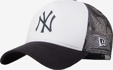 NEW ERA Čiapka 'New Era Team Block New York Yankees MLB' - Biela: predná strana