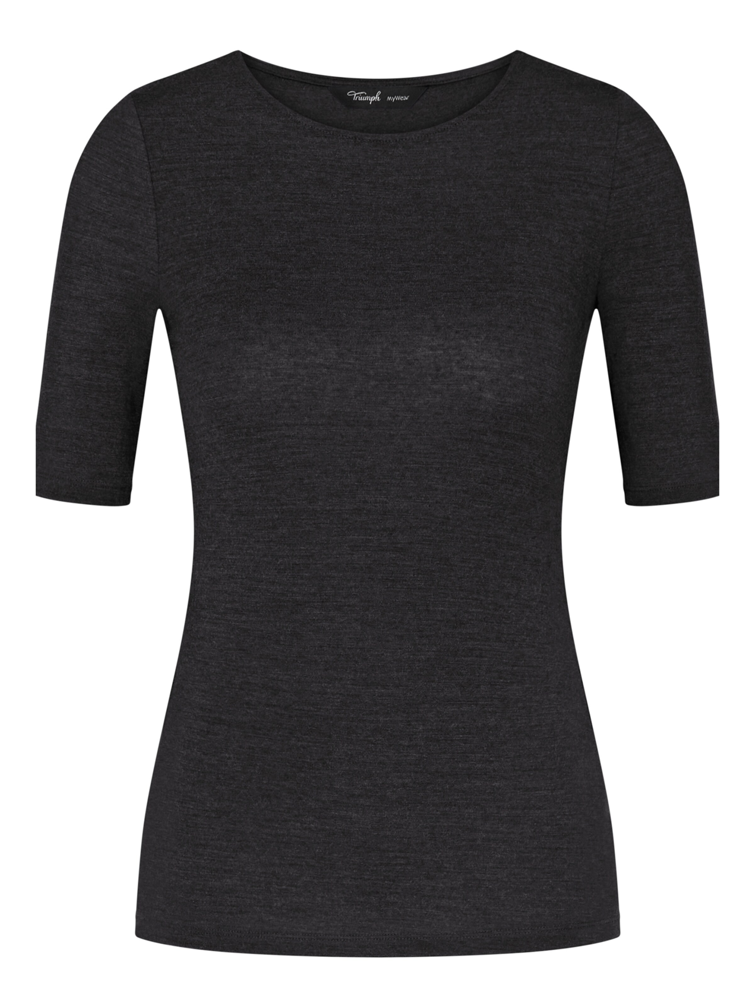 TRIUMPH - Camiseta ' Beauty Layers ' en negro: frente