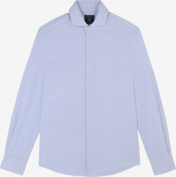 Scalpers Button Up Shirt 'Elisee' in Blue: front