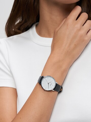 s.Oliver Analog Watch in Black: front