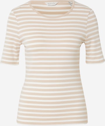 GANT T-Shirt in Beige: predná strana