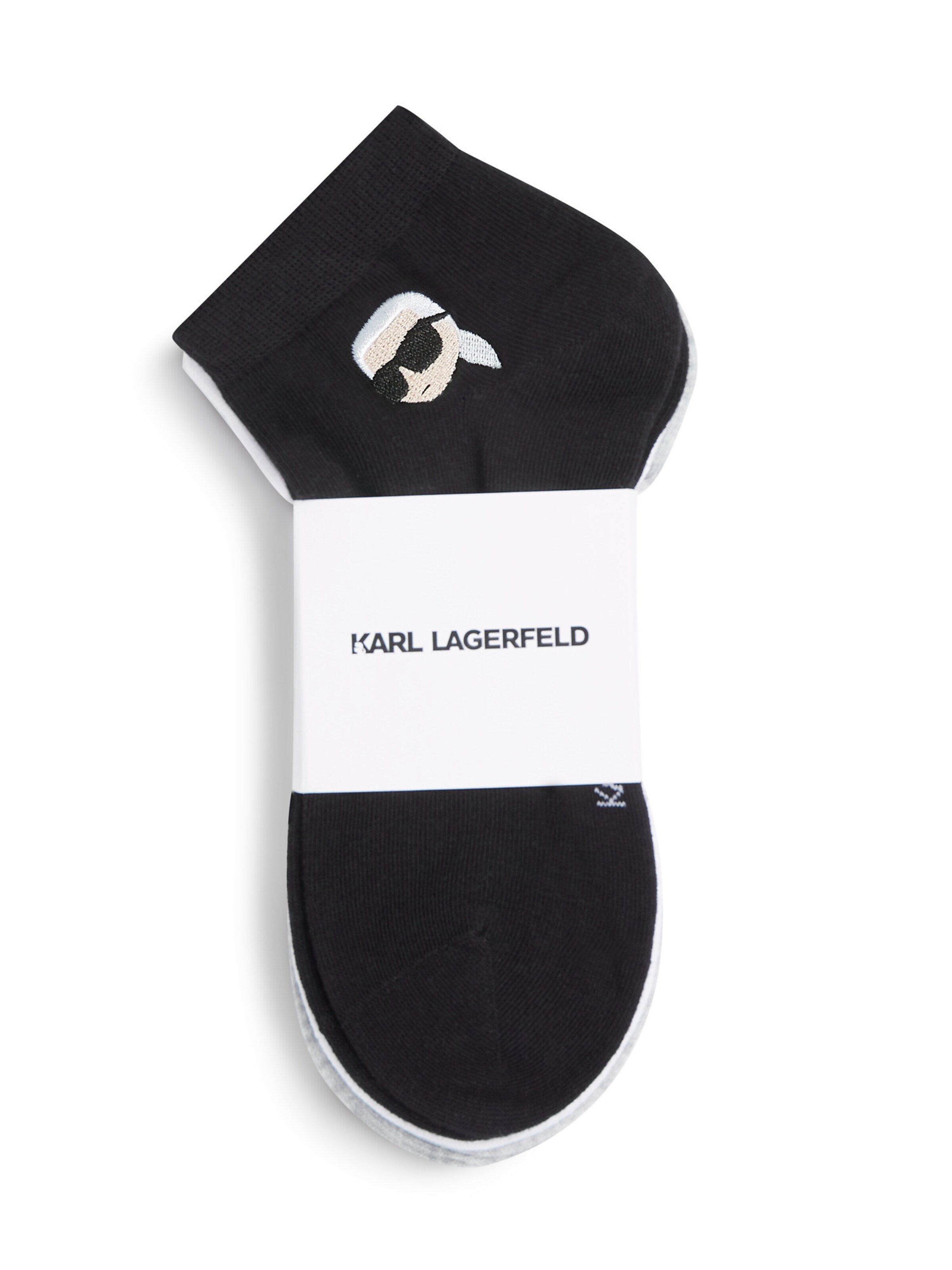 Șosete 'Ikon' de la Karl Lagerfeld pe gri