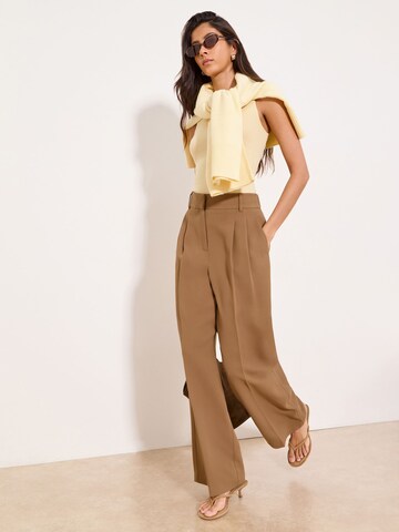 Lipsy Wide Leg Hose in Beige