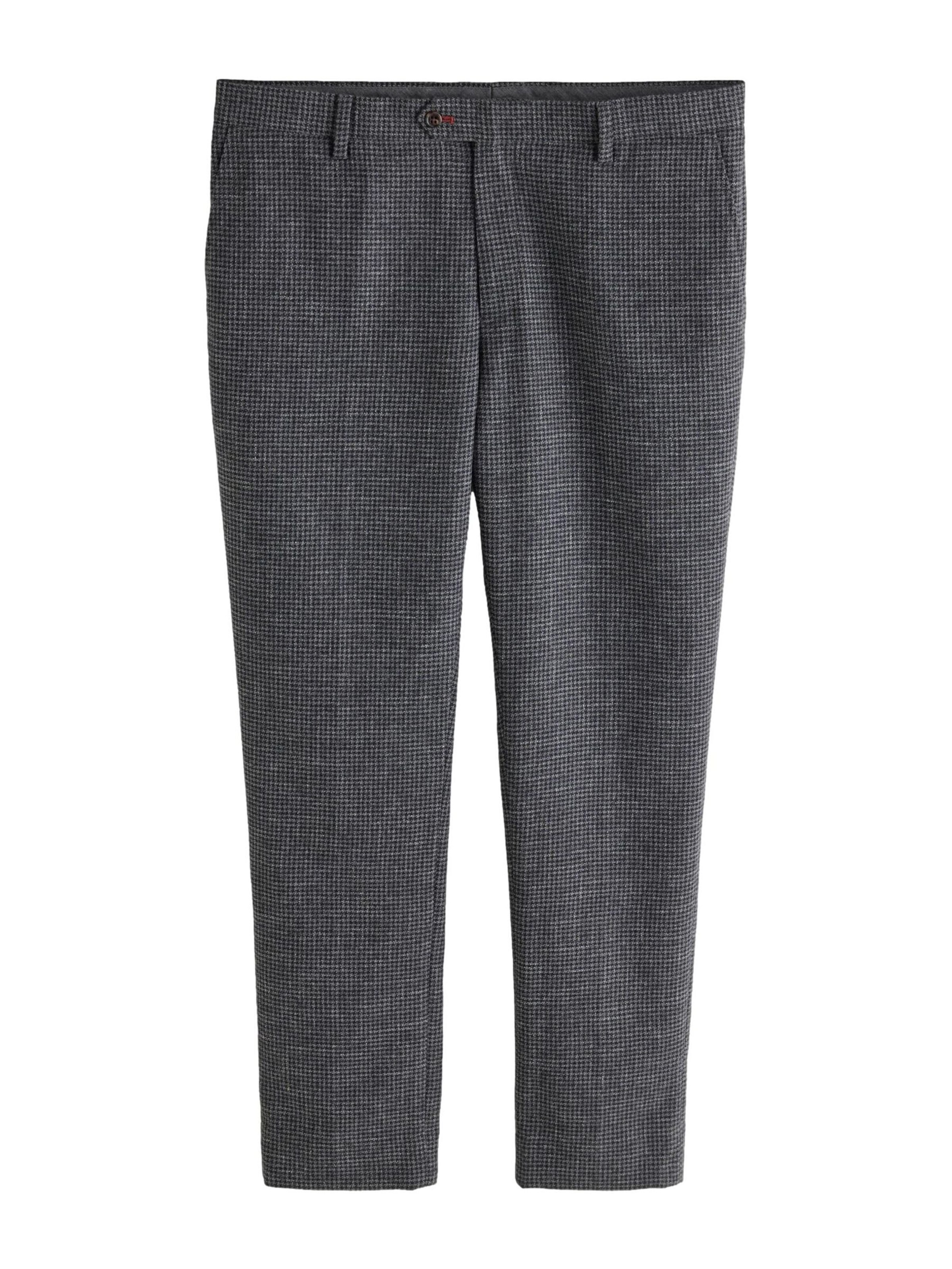 Regular Pantalon à plis Next en gris : devant