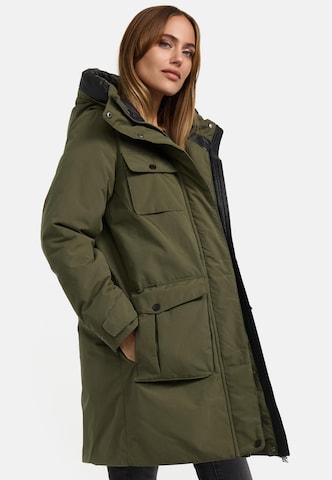 Parka d’hiver 'Eissturm 14' NAVAHOO en vert