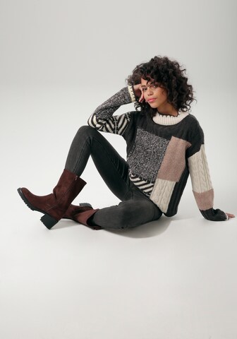 Aniston CASUAL Pullover in Weiß