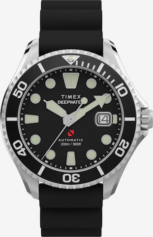 Orologio analogico 'Deepwater Meridian' di TIMEX in nero: frontale
