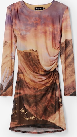 Robe Desigual en marron : devant