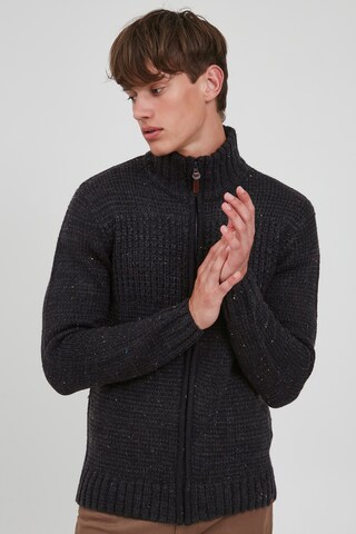 INDICODE JEANS Knit cardigan 'Bergen' in Grey: front