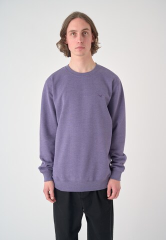 Cleptomanicx Sweatshirt 'Ligull' in Lila: predná strana