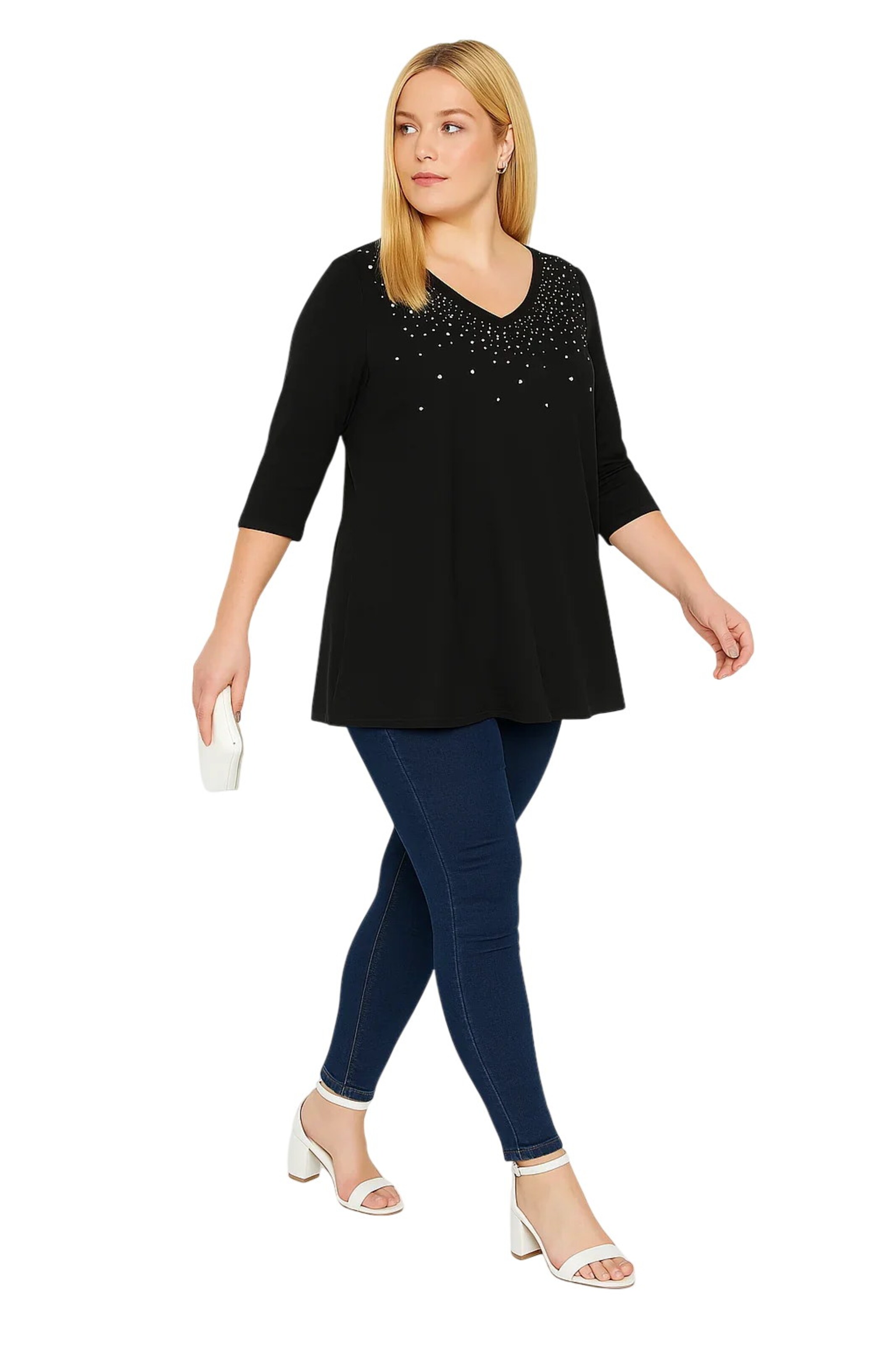 Shape Of You Shirt in Zwart