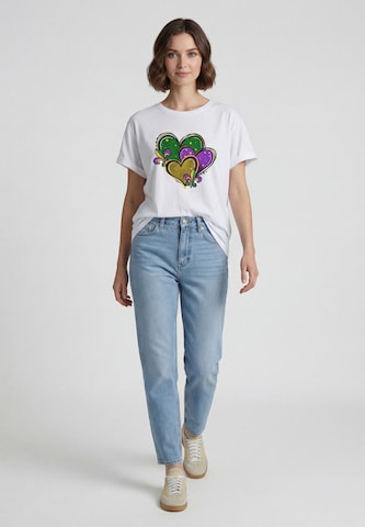 T-shirt usha BLUE LABEL en blanc