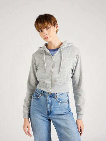 Cotton On Zip-Up Hoodie in Grey: front