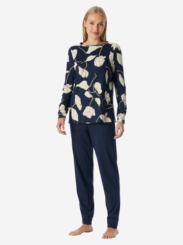 SCHIESSER Pyjama 'Comfort Nightwear' in Blauw