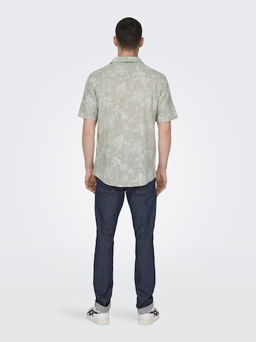 Only & Sons - Ajuste regular Camisa 'Caiden' en gris