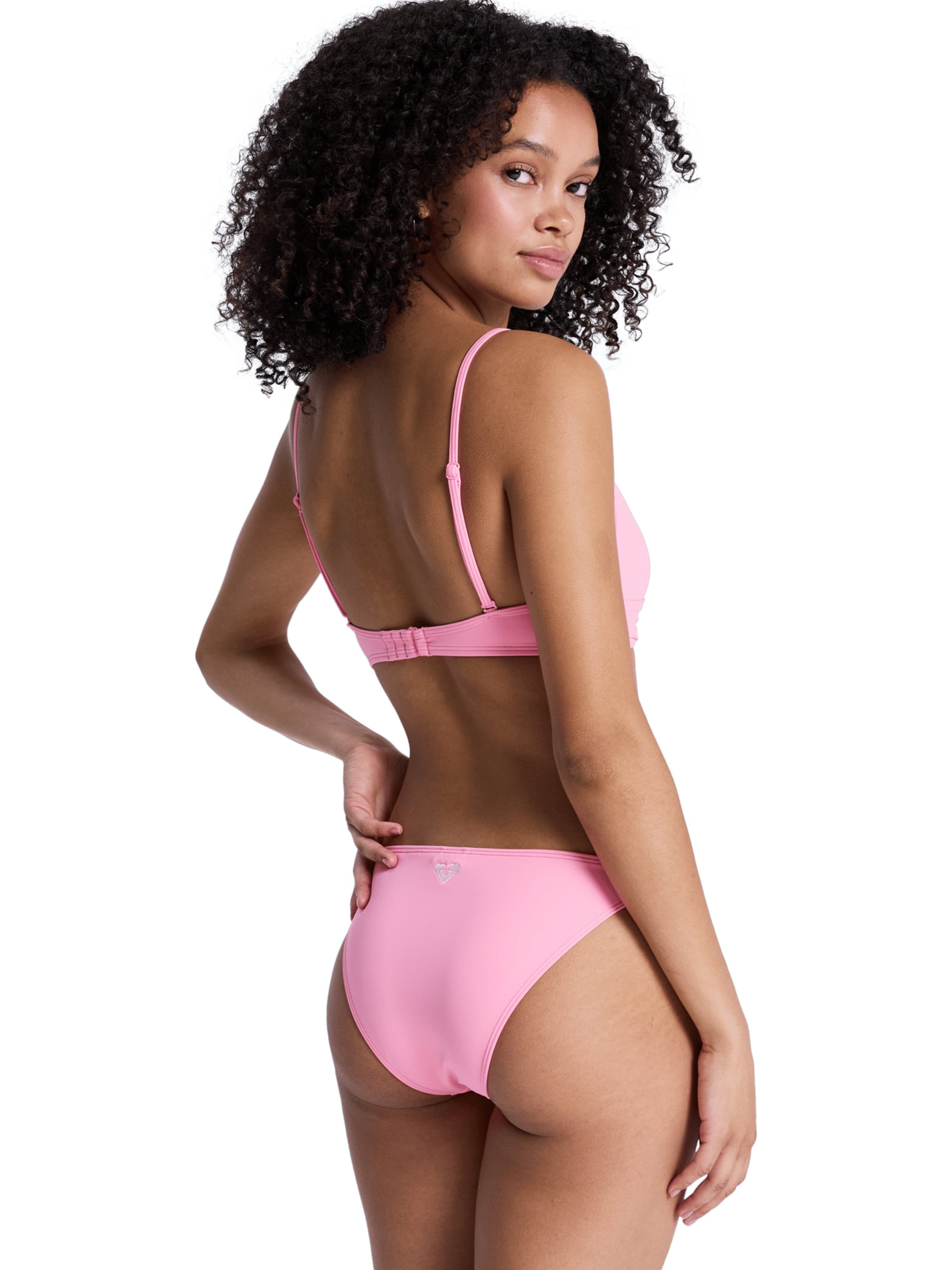 ROXY T-Shirt Bikinitop 'Solid Essentials' in Pink