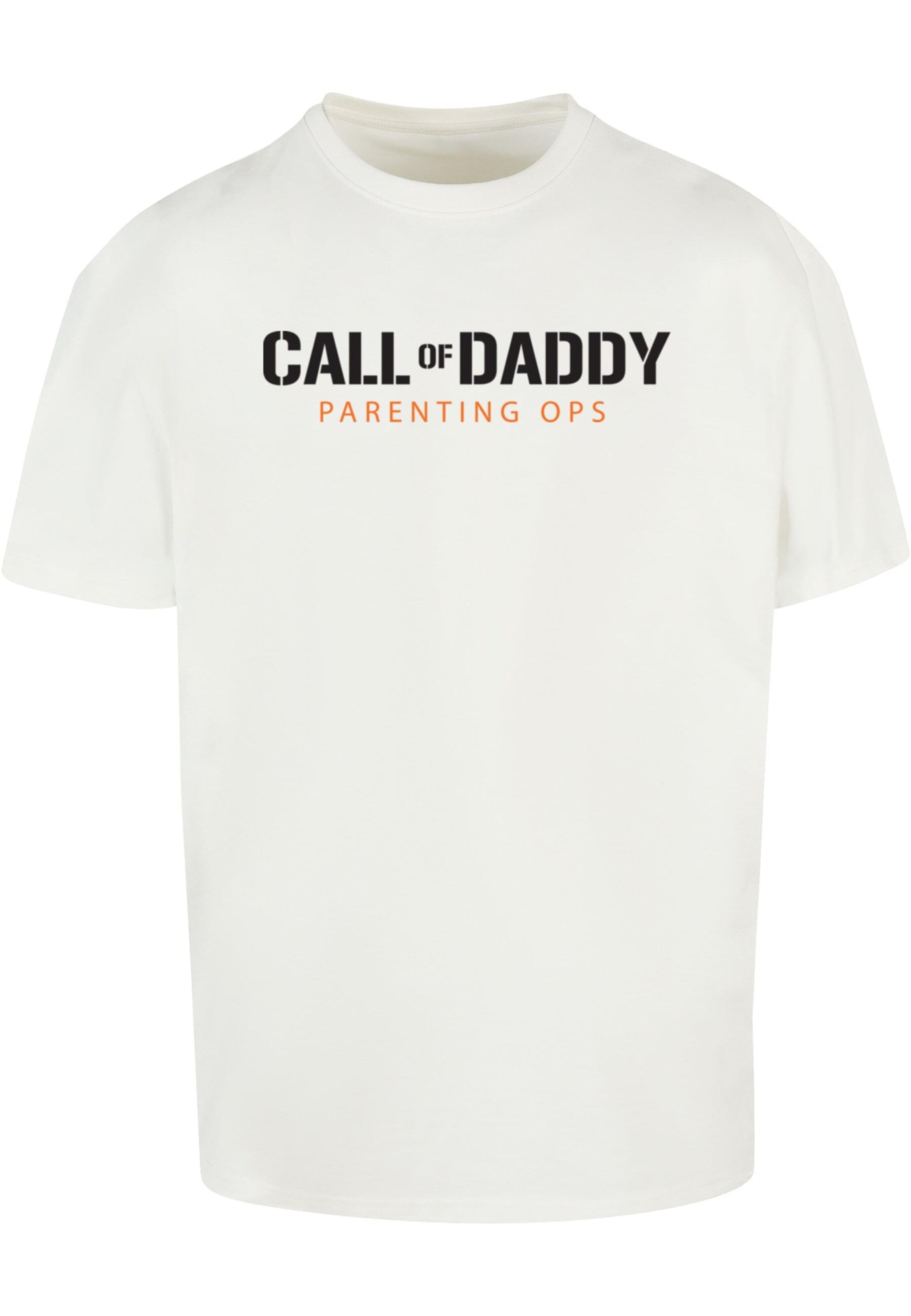 T-Shirt 'Fathers Day - Call of Daddy' Merchcode en blanc : devant
