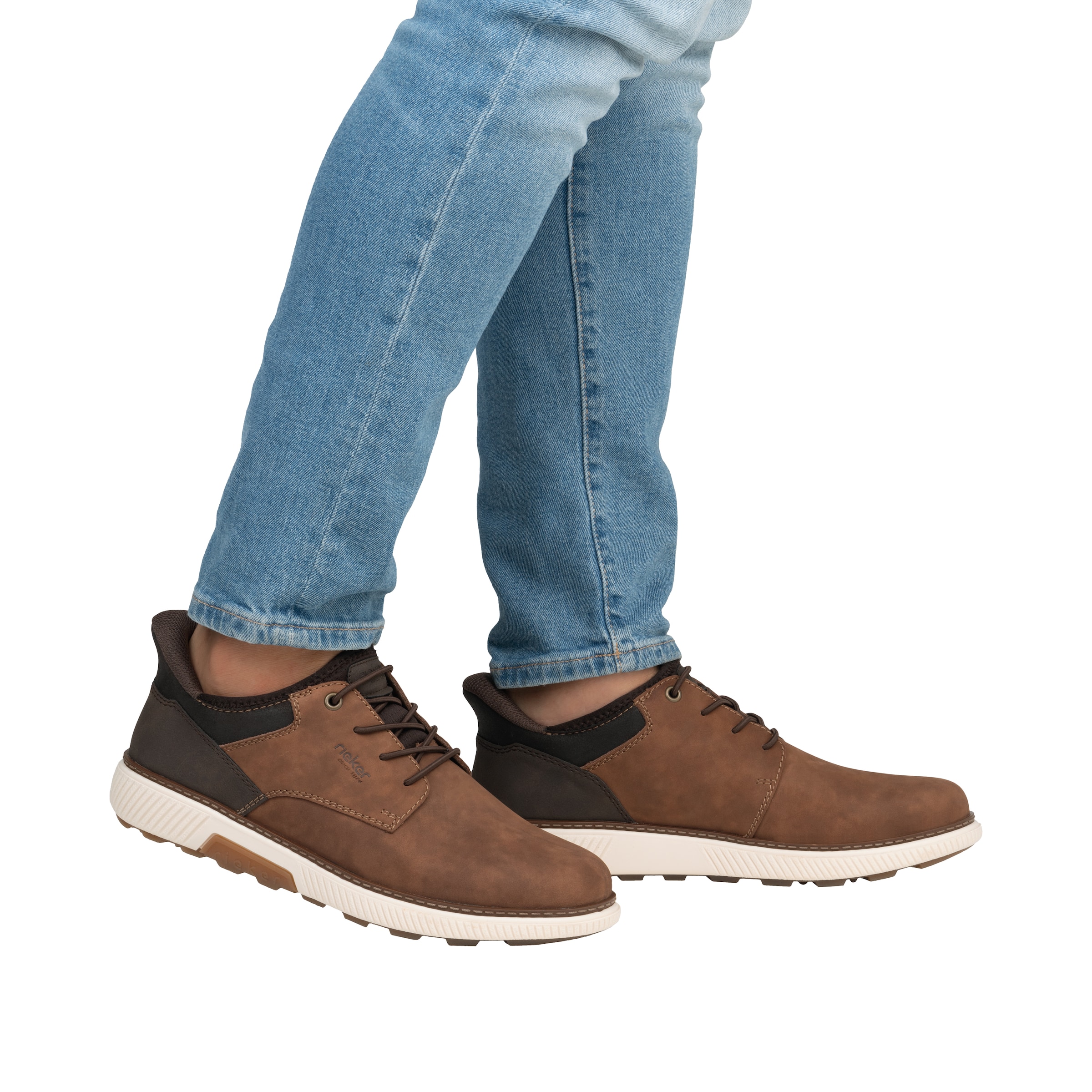 Rieker Schnürschuh in Braun