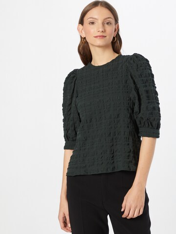 Samsøe Samsøe - Blusa 'Celestina' en gris: frente