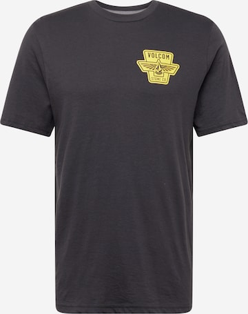 Volcom Shirt 'WING IT' in Zwart: voorkant