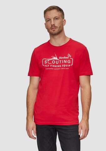 T-Shirt s.Oliver en rouge : devant