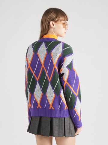 FRNCH PARIS Knit Cardigan 'ALINA' in Purple