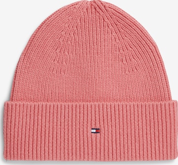 Bonnet TOMMY HILFIGER en rose : devant