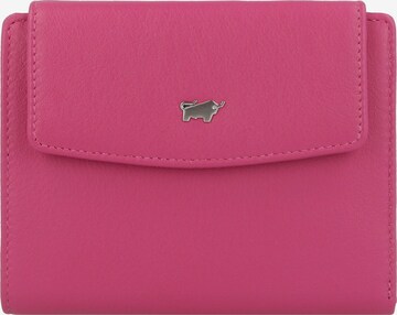 Braun Büffel Wallet 'Joy' in Pink: front