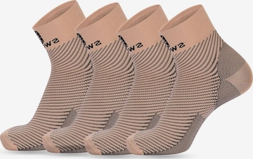 SWORTS Athletic Socks 'VITAL' in Beige: front