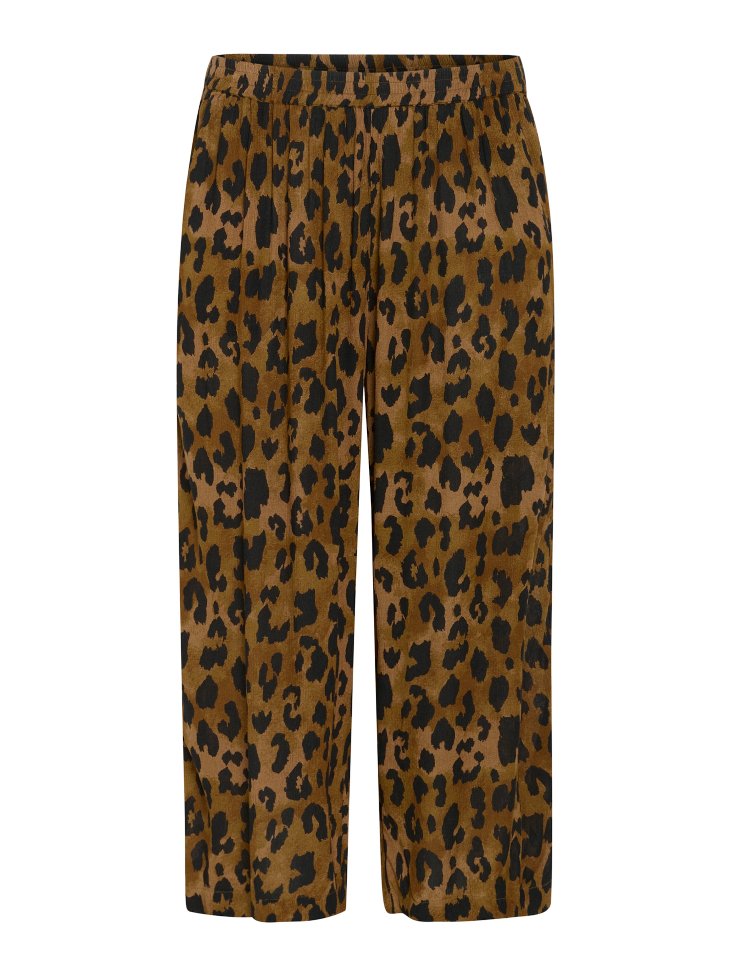 Wide Leg Pantalon 'Molly Ami' KAFFE CURVE en noir : devant