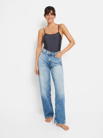 LSCN by LASCANA Bustier Badpak 'Nele' in Grijs
