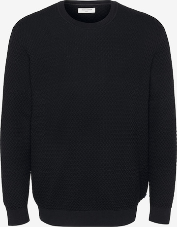 Jack & Jones Plus Свитер 'JPRBLUBARKLEY' в Черный: спереди