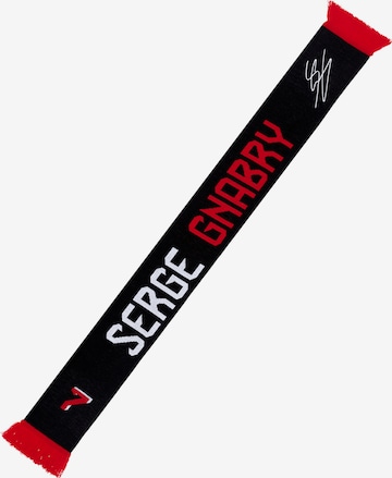 FC BAYERN MÜNCHEN Sports Scarf 'Serge Gnabry' in Black: front