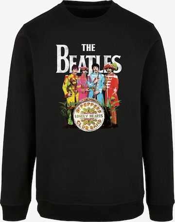 F4NT4STIC Sweatshirt 'The Beatles' in Black: front