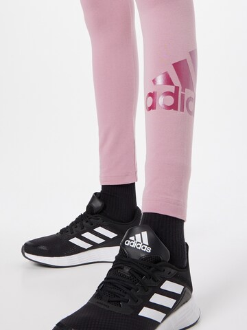 ADIDAS SPORTSWEAR Skinny Workout Pants 'Zoe Saldana' in Pink