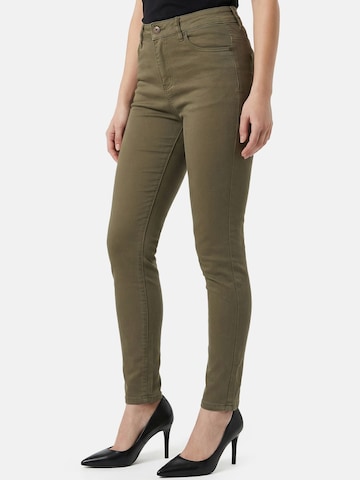 Skinny Jeans 'F138' di Tazzio in verde