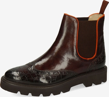 MELVIN & HAMILTON Chelsea Boots 'Lexi' in Brown: front
