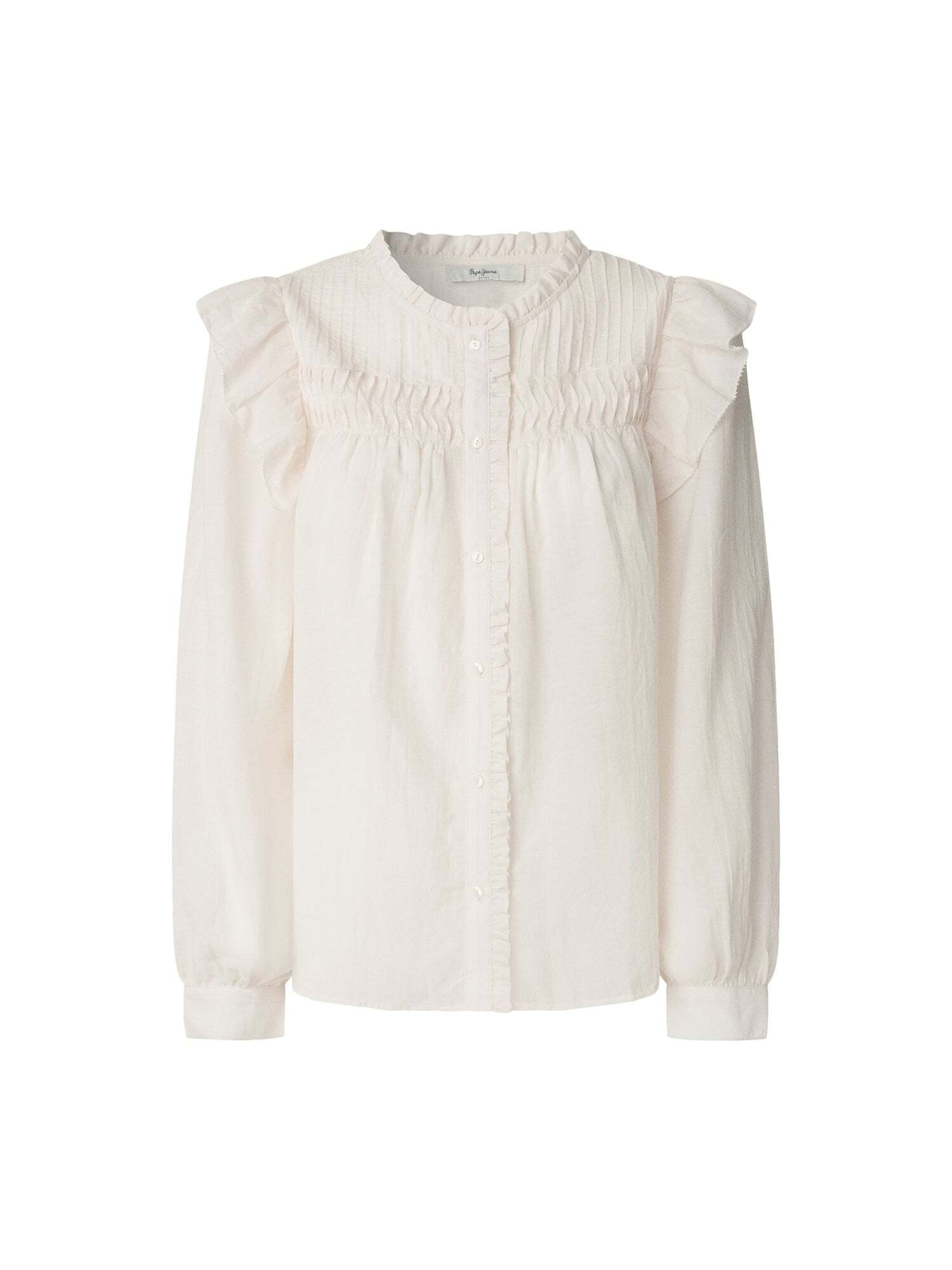 Pepe Jeans Bluse 'LOIR' i hvid: forside
