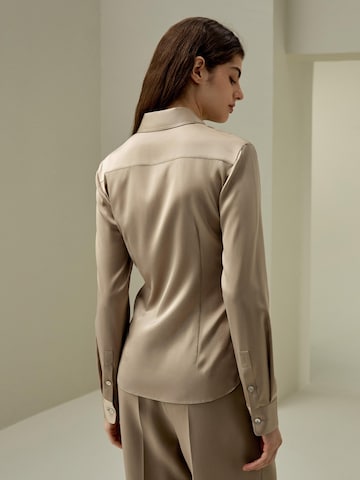 Lilysilk Bluse‌ in Braun