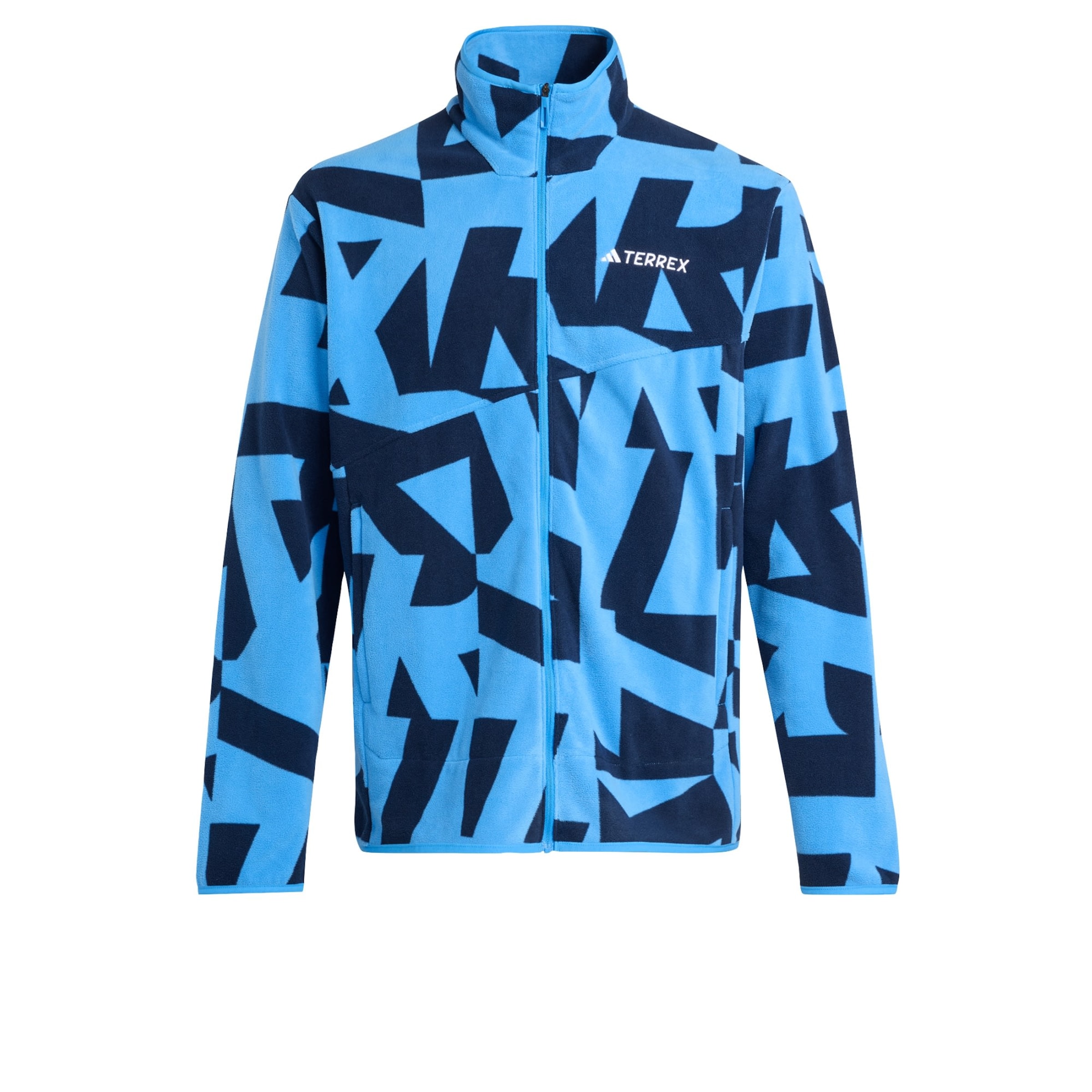 Veste en polaire fonctionnelle 'Terrex' ADIDAS TERREX en bleu : devant