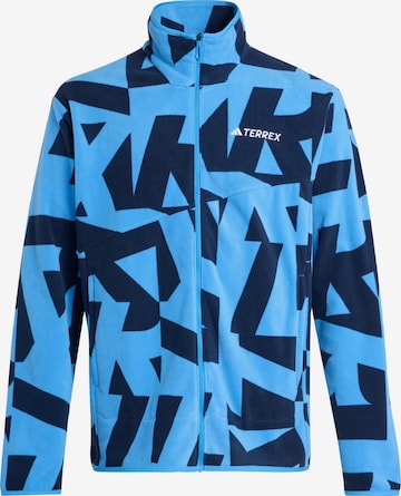 ADIDAS TERREX - Chaqueta polar funcional 'Terrex' en azul: frente