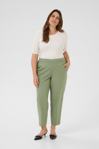 KAFFE CURVE Regular Broek 'Sakira' in Groen