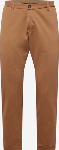 IMPERIAL Regular Chino Pants in Brown: front