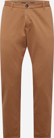 IMPERIAL Regular Chino Pants in Brown: front