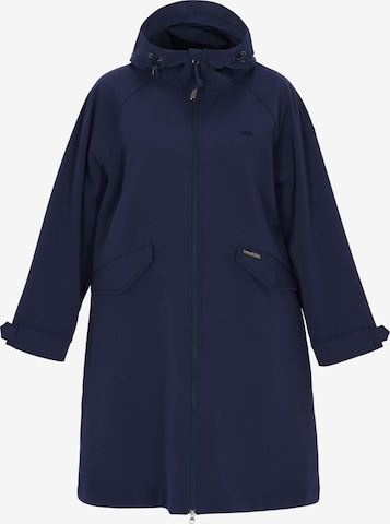 Schmuddelwedda Raincoat 'Functional' in Blue: front