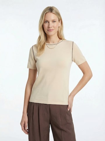 Tricou 'Stella' de la Guido Maria Kretschmer Women pe bej: față