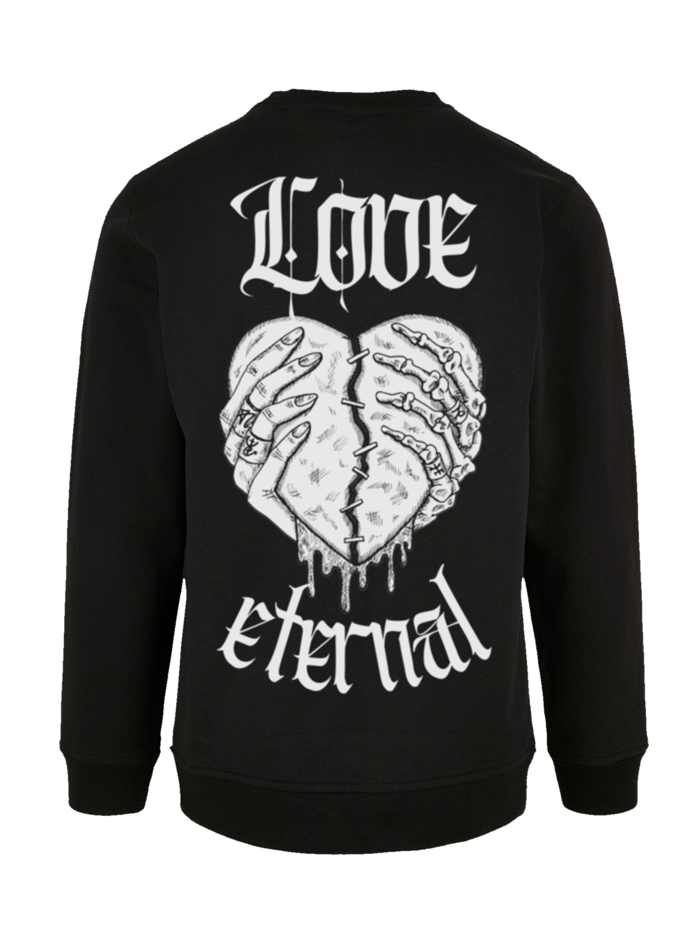 Sweat-shirt 'Valentines' F4NT4STIC en noir
