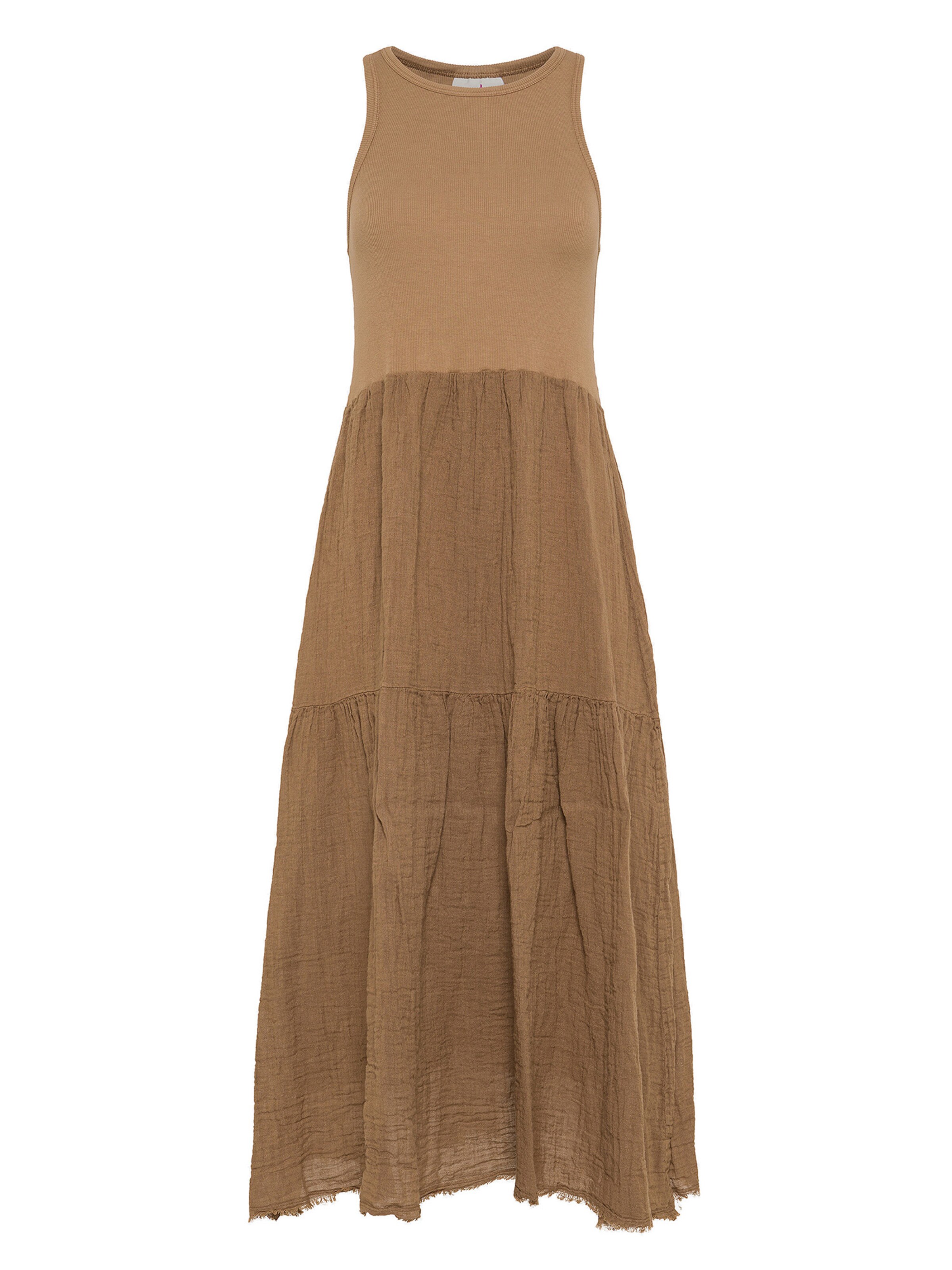 DEHA Kleid in Braun: Vorderseite