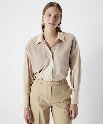 Ipekyol Blouse in Beige: front