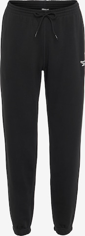 Tapered Pantaloni sportivi di Reebok in nero